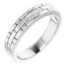 14K White .17 CTW Diamond Mens Ring Ref 14769540